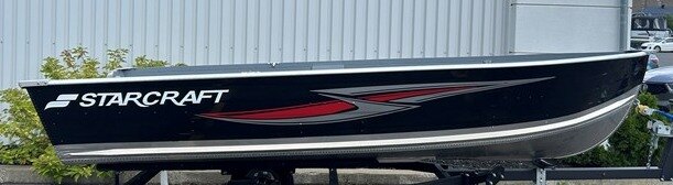 Starcraft 14 SF Split Rear Seat 68 beam with long shaft 20 transom