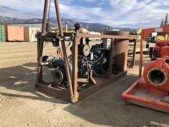 Cornell 10x6 Skid Mtd Pump w/ John Deere Diesel