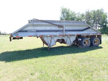 Arne's T/A Side Dump Lead Trailer