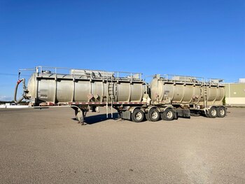 2013 Tremcar TC 407 Aluminum Super B Train Tank Trailer