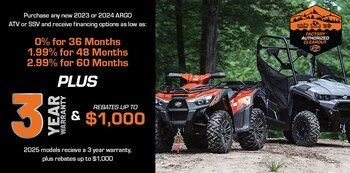 FACTORY AUTHORIZED CLEAROUT XTV