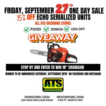 Husqvarna Labour Day Sale