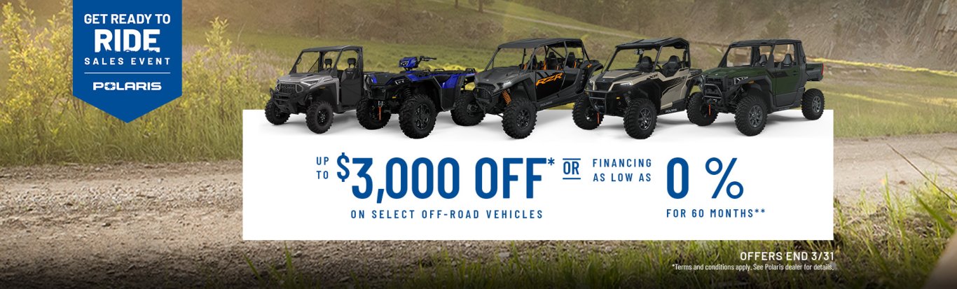 Get Ready to Ride Sales Event