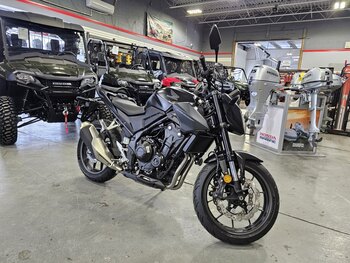 2025 Honda CB500F Mat Gunpowder Black Metallic