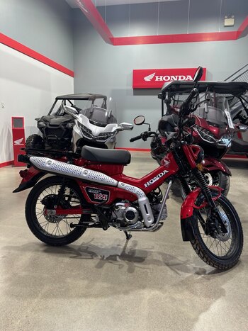 2025 Honda Trail 125 Standard Pearl Smoky Grey