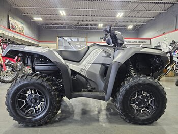 2026 Honda Rubicon 520 DCT Deluxe Automatic Mat Timberwolf Grey Metallic