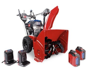 TORO 24 60V MAX (2 X 6.0 AH) ELECTRIC BATTERY POWER MAX E24 TWO STAGE SNOW BLOWER