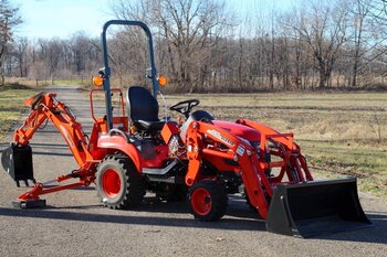 2023 KIOTI CS2210 Subcompact Tractor with Loader (AAA191 3) & Backhoe (SB2410L)