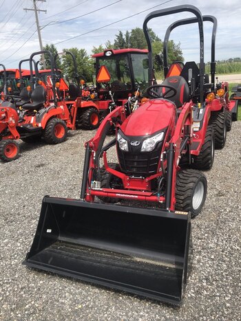 2023 Mahindra eMax 20S HST with 23L Loader & 50M Mower