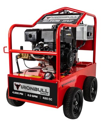 2024 IronBull Hot Water Pressure Washer 4,000PSI 4.0GPM