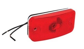 2X4 MARKER LIGHT RED INCANDESCENT