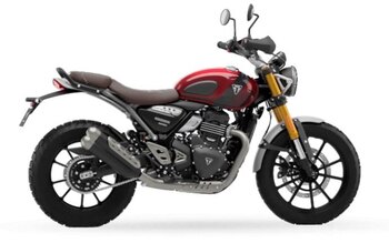 2024 Triumph SCRAMBLER 400 X CARNIVAL RED / PHANTOM BLACK