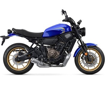 2024 Yamaha XSR700 Team Yamaha Blue