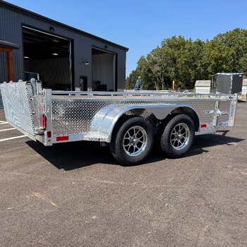 Aluminum deck over 8.5x24 Tandem 5200LB Axles