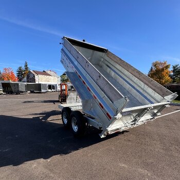 Aluminum Dump Trailer 80x12 7TON