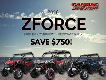 2026 ZFORCE 950 TRAIL SAVE $750!