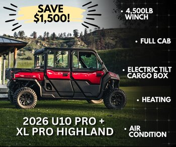 2026 UFORCE U10 PRO HIGHLAND SAVE $500!