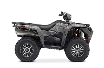 2025 Suzuki KingQuad 500XPZ Armoured Blue Grey, Mag Wheels