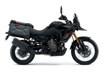 2024 Suzuki V STROM 1050DE ADVENTURE Glass Sparkle Black / Metallic Mat Black