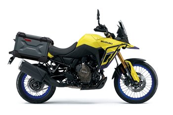 2023 Suzuki V STROM 1050DE ADVENTURE Champion Yellow No.2 / Metallic Mat Sword Silver