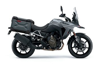 2024 Suzuki V STROM 800 Metallic Matte Steel Green