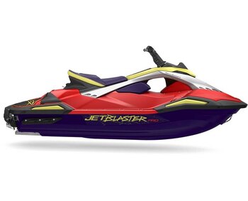 2026 Yamaha JetBlaster PRO 3 UP Azure Blue/Lunar Yellow