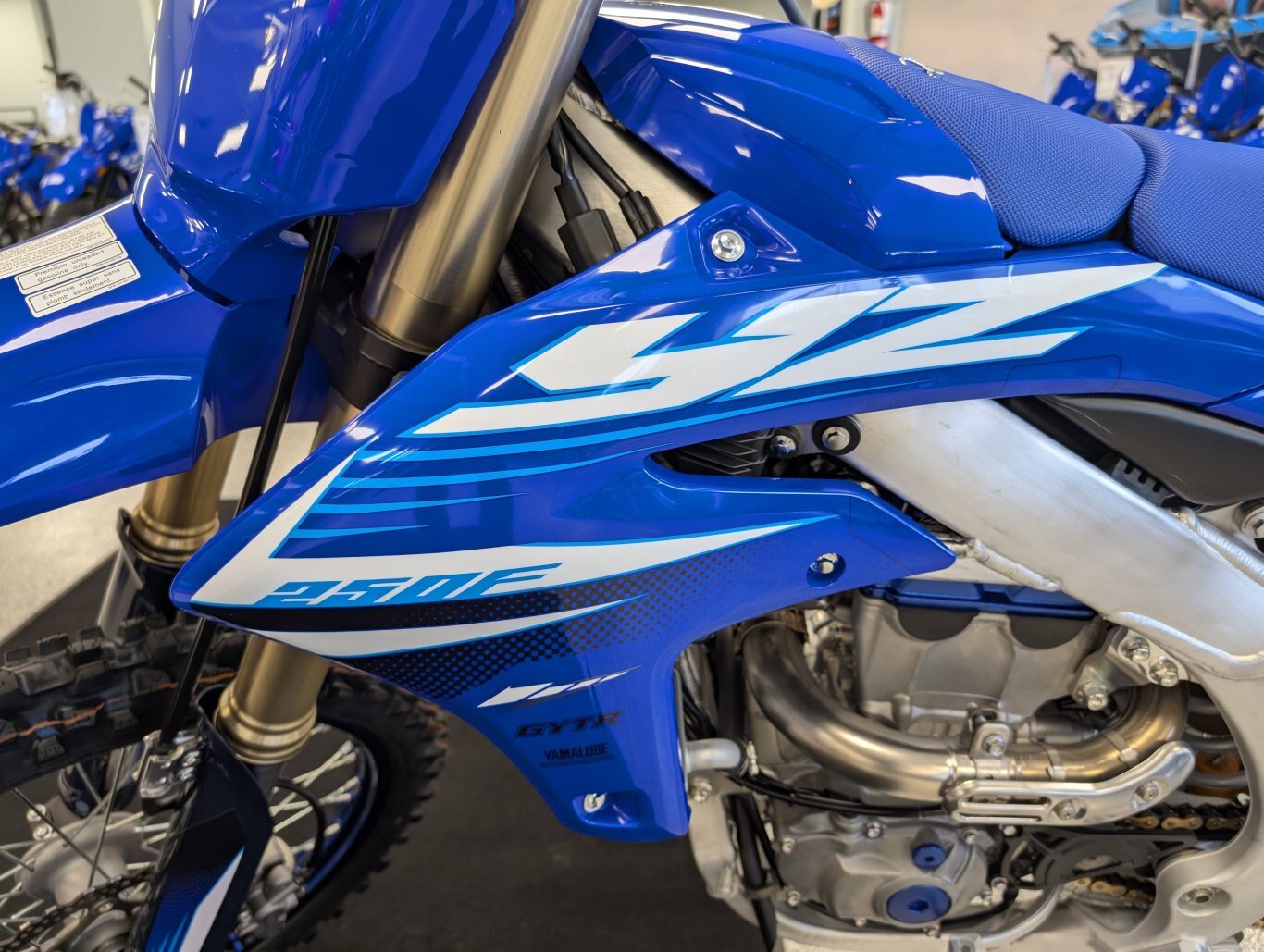 2025 Yamaha YZ250F Team Yamaha Blue