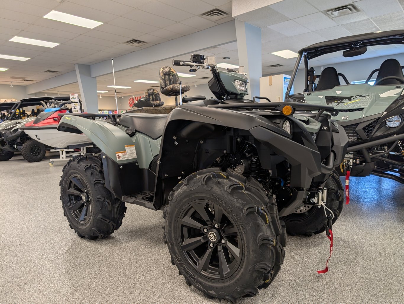 2026 Yamaha Grizzly EPS XT R Gris mousse/Noir tactique