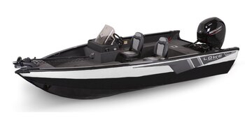 2025 Lowe Boats FM 1800 SC 2 Tone Black Base & Orange Riot Accent