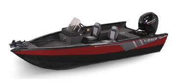 2025 Lowe Boats FS 1900 2 Tone Black Base & Candy Apple Red Accent