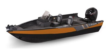2025 Lowe Boats FS 1900 2 Tone Black Base & Orange Riot Accent