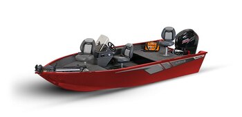 2025 Lowe Boats FM 1675 SC 2 Tone Black Base & Candy Apple Red Accent