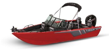 2025 Lowe Boats FM 1800 SC 2 Tone Black Base & Candy Apple Red Accent