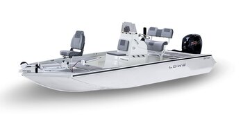 2025 Lowe Boats Bay 20 Bright White Poly Interior w/ Metallic Black Hull