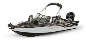 2025 Lowe Boats FS 1800 2 Tone Black Base & Orange Riot Accent