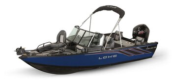 2025 Lowe Boats FS 1900 2 Tone Black Base & Blue Accent