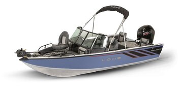 2025 Lowe Boats FS 1900 2 Tone Black Base & Blue Accent