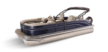 2025 Lowe Boats SS 230 Indigo Metallic Exterior Tan Upholstery with Mono Chrome Accents