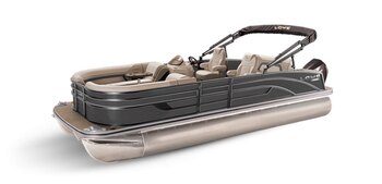 2025 Lowe Boats SS 230 Charcoal Metallic Exterior Tan Upholstery with Mono Chrome Accents