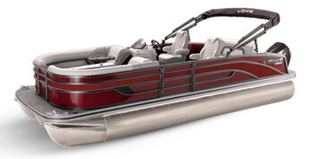 2025 Lowe Boats SS 230 Custom Graphic Infused Red Metallic