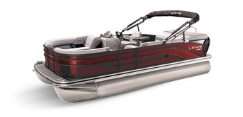 2025 Lowe Boats SS 230 White Metallic Exterior Gray Upholstery with Blue Accents