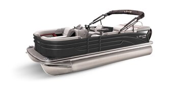2025 Lowe Boats SS 210 Indigo Metallic Exterior Gray Upholstery with Red Accents