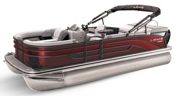 2025 Lowe Boats SS 230 Custom Graphic Infused Red Metallic