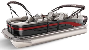 2025 Lowe Boats SS 230 Custom Graphic Infused Red Metallic
