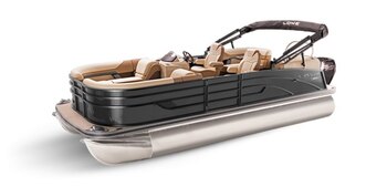 2025 Lowe Boats SS 230 Charcoal Metallic Exterior Tan Upholstery with Mono Chrome Accents