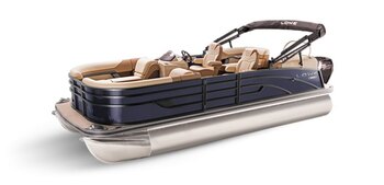2025 Lowe Boats SS 230 Indigo Metallic Exterior Tan Upholstery with Mono Chrome Accents