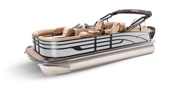 2025 Lowe Boats SS 230 White Metallic Exterior Tan Upholstery with Mono Chrome Accents