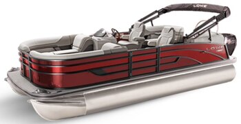 2025 Lowe Boats SS 230 Custom Graphic Infused Red Metallic