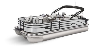 2025 Lowe Boats SF234 Wineberry Metallic Exterior Gray Upholstery with Mono Chrome Accents