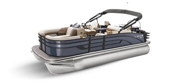 2025 Lowe Boats SS 230 Indigo Metallic Exterior Tan Upholstery with Mono Chrome Accents